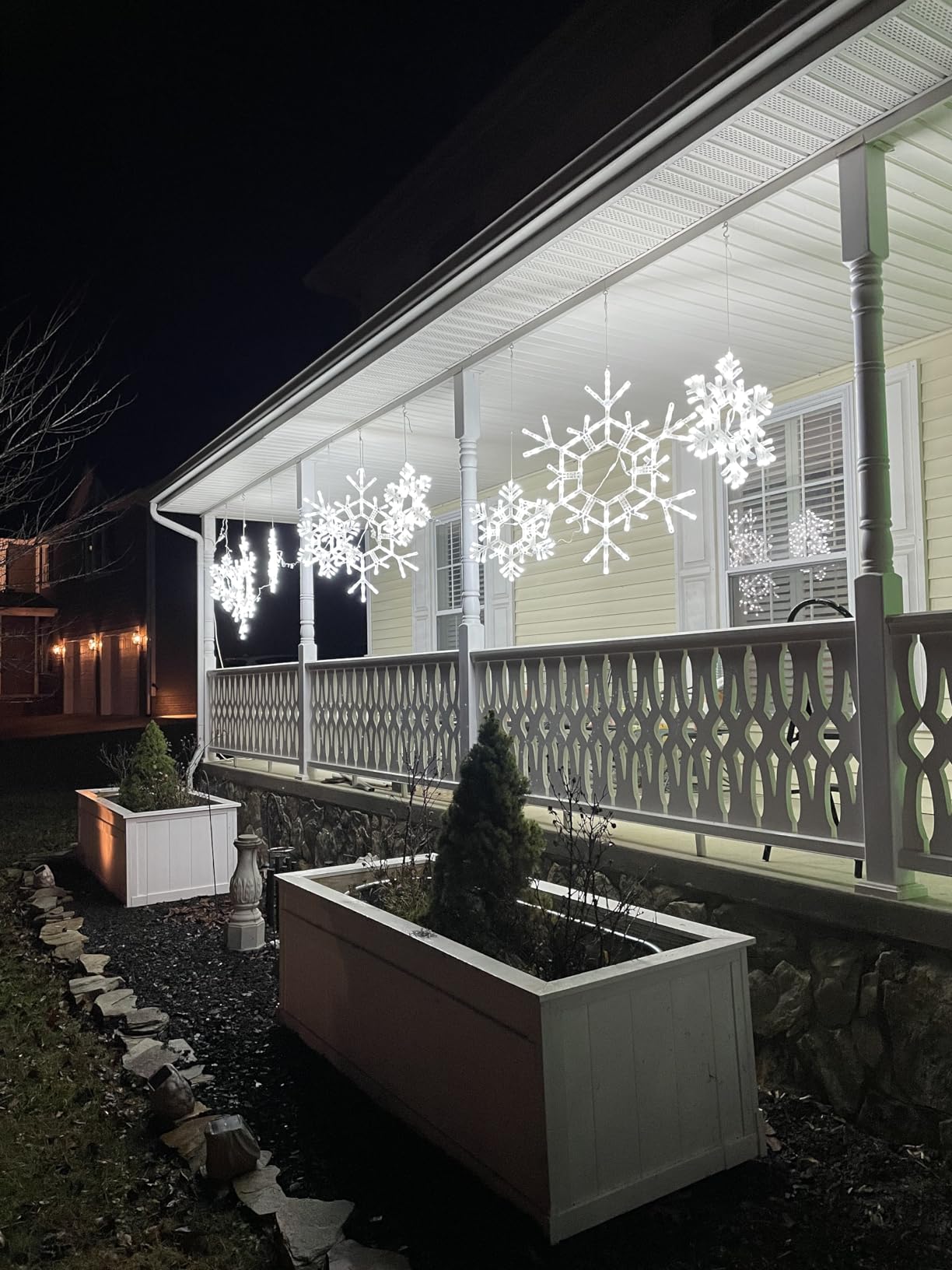 Christmas Snowflake Lights Outdoor, 20