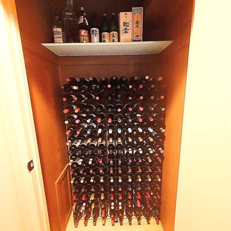 Sorbus Wine Rack Freestanding Floor - Wine Bottle Holder Holds 75 Bottles of Wine - 75 Bottle Capacity Wine Storage for Any Bar, Wine Cellar, Kitchen, Dining Room (New Improved Design) customer photo 2