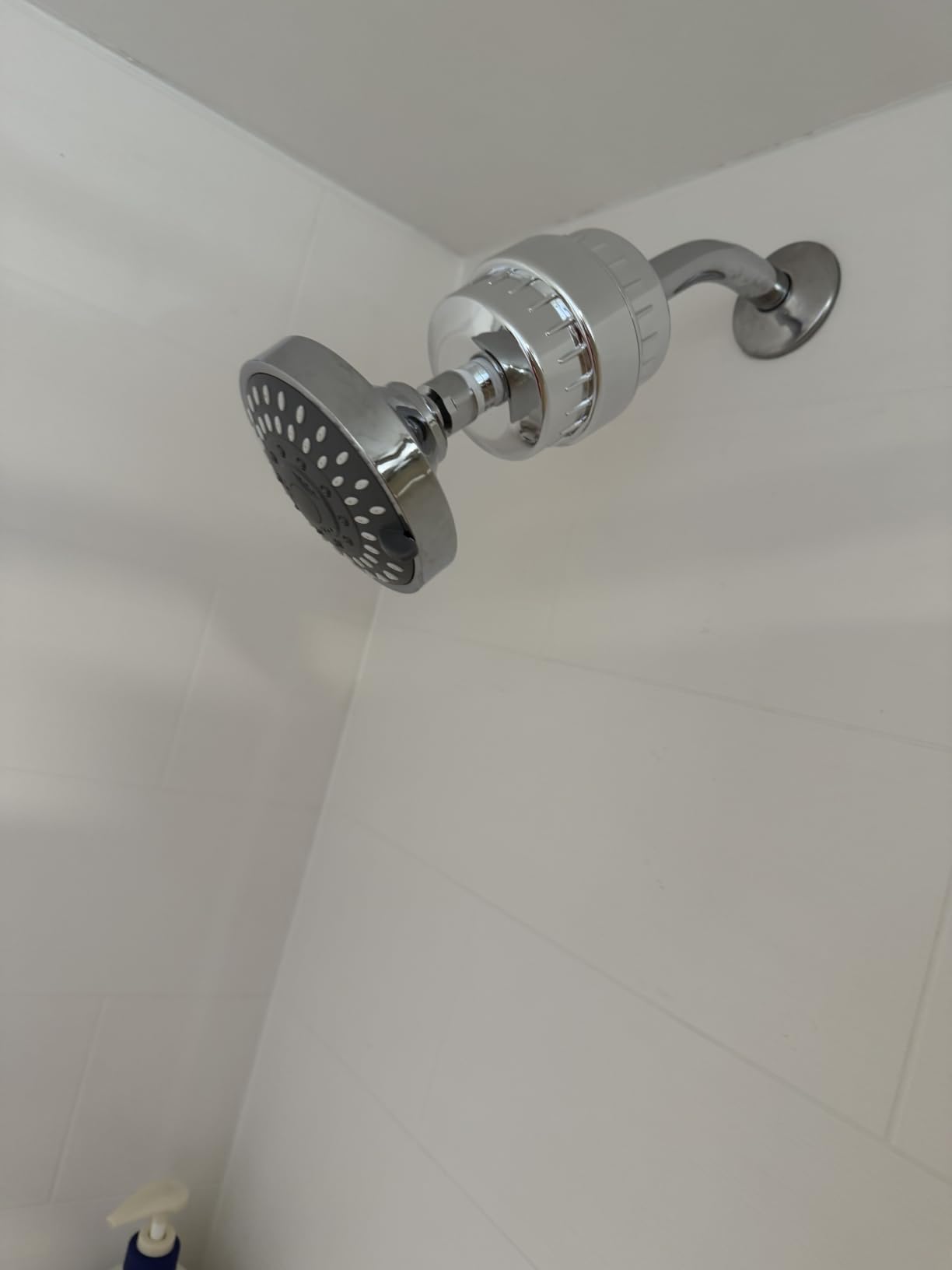 FEELSO Shower Head with Shower Filter, Filtered Shower Head for Hard Water | High Pressure, Anti-clog Nozzles, 5 Spray Showerhead, 15 Stage Water Softener Filters, Remove Chlorine and Harmful Substances customer photo 1