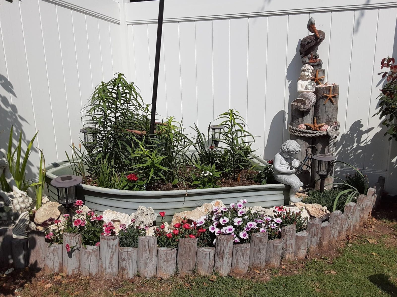 Little Mermaid Weathervane - Pure Copper Hand Finished Patina by Good Directions customer photo 2