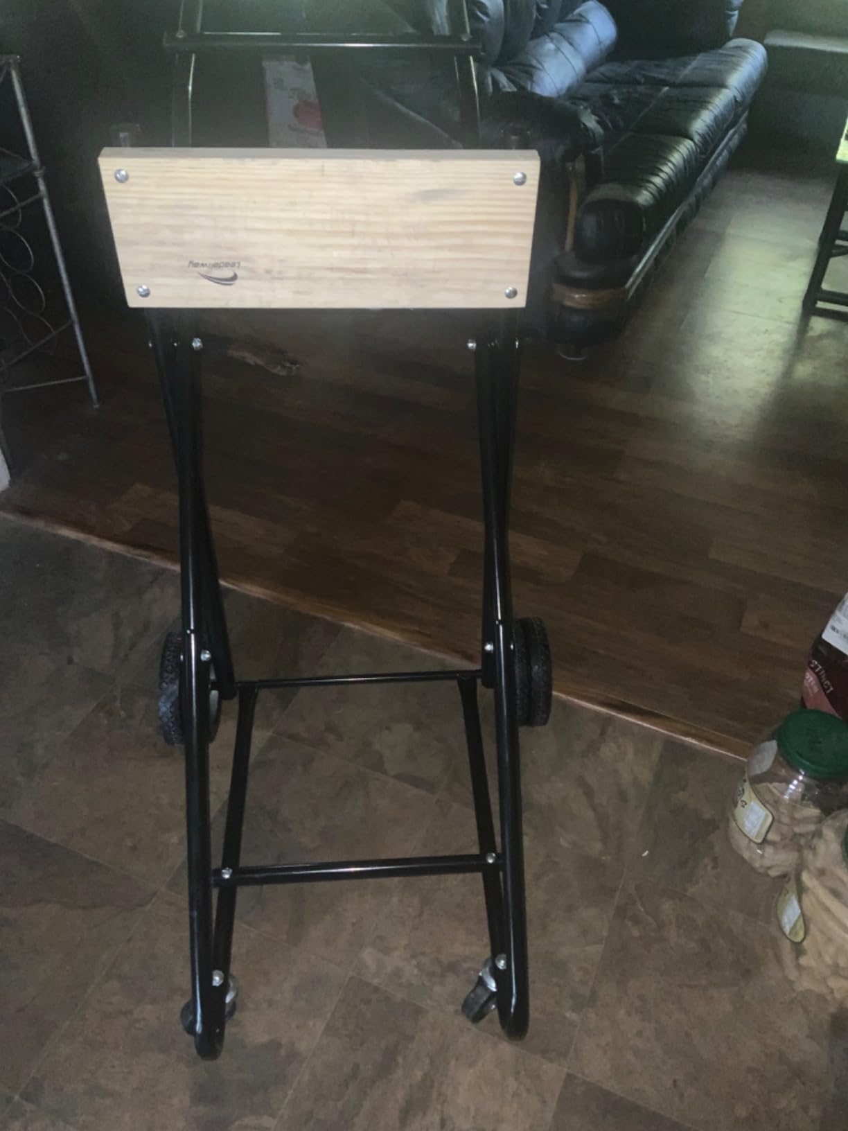LEADALLWAY Outboard Boat Motor Carrier-315LBS Motor Cart With 4 Rubber Casters And Storage customer photo 1