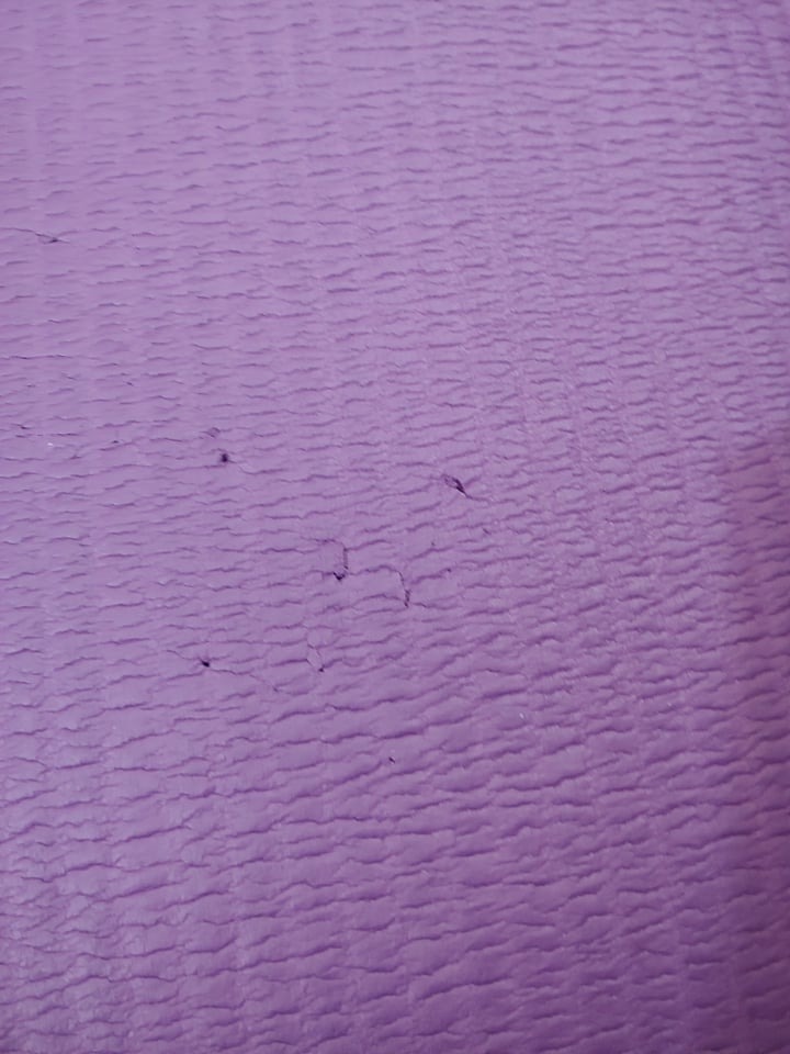 BalanceFrom 1-inch Thick 71x24 Inches Extra Thick Exercise Yoga Mat customer photo 1