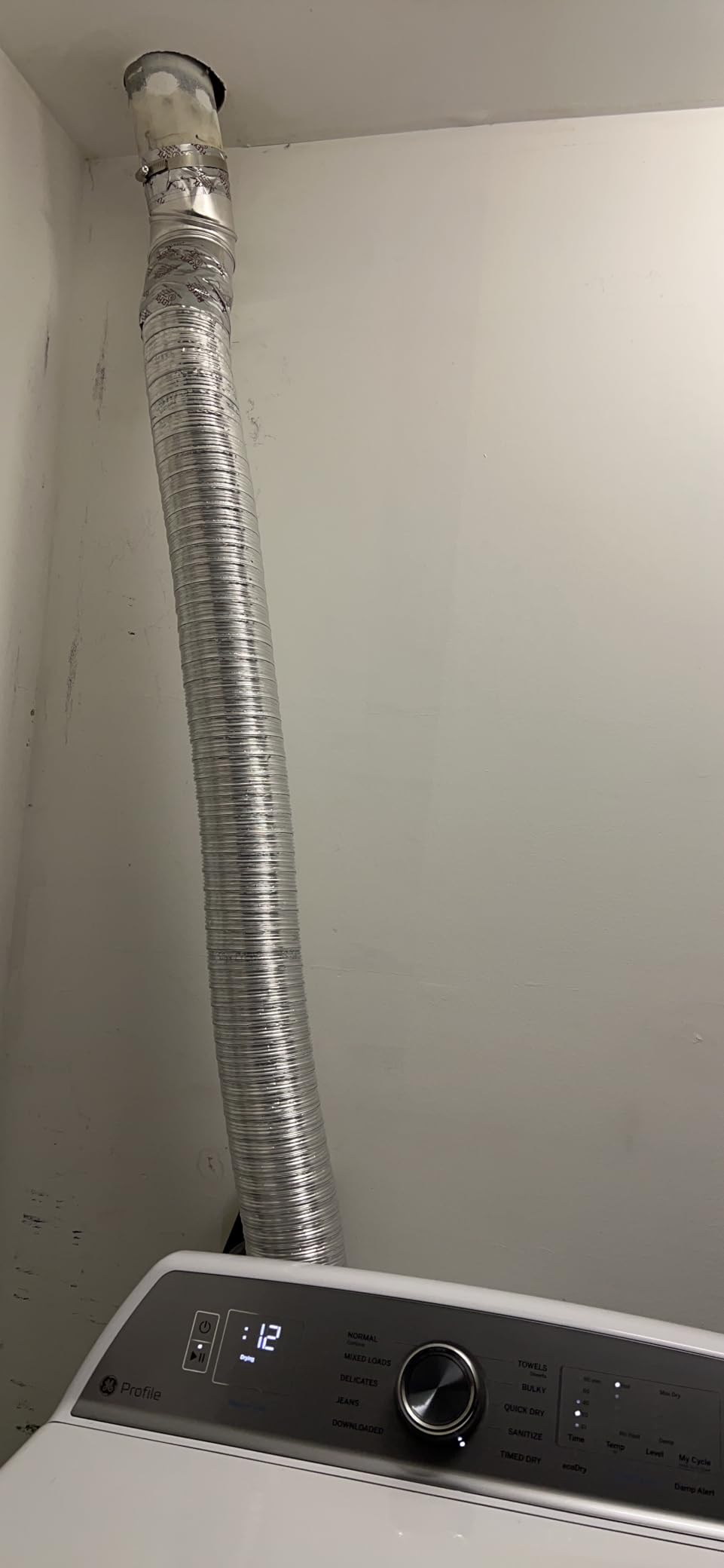 Eastman 8 Foot ArmorFlex Dryer Vent, Flexible Aluminum Duct with Clamps, Semi-Rigid, 69028 customer photo 2