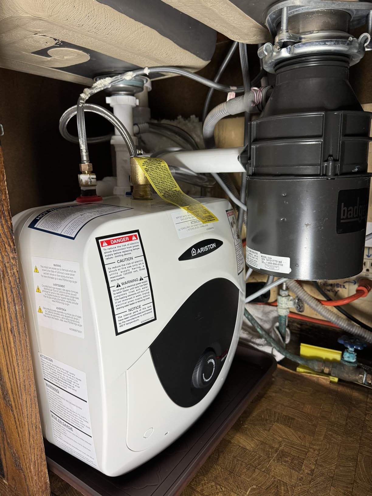 8 Gallon Capacity, 120-Volt - Ariston Andris Mini Tank Electric Water Heater - Heating Solution for Under Sink, RV, and Compact Spaces, Smart Boost for Versatile Heating, Simple Installation customer photo 1