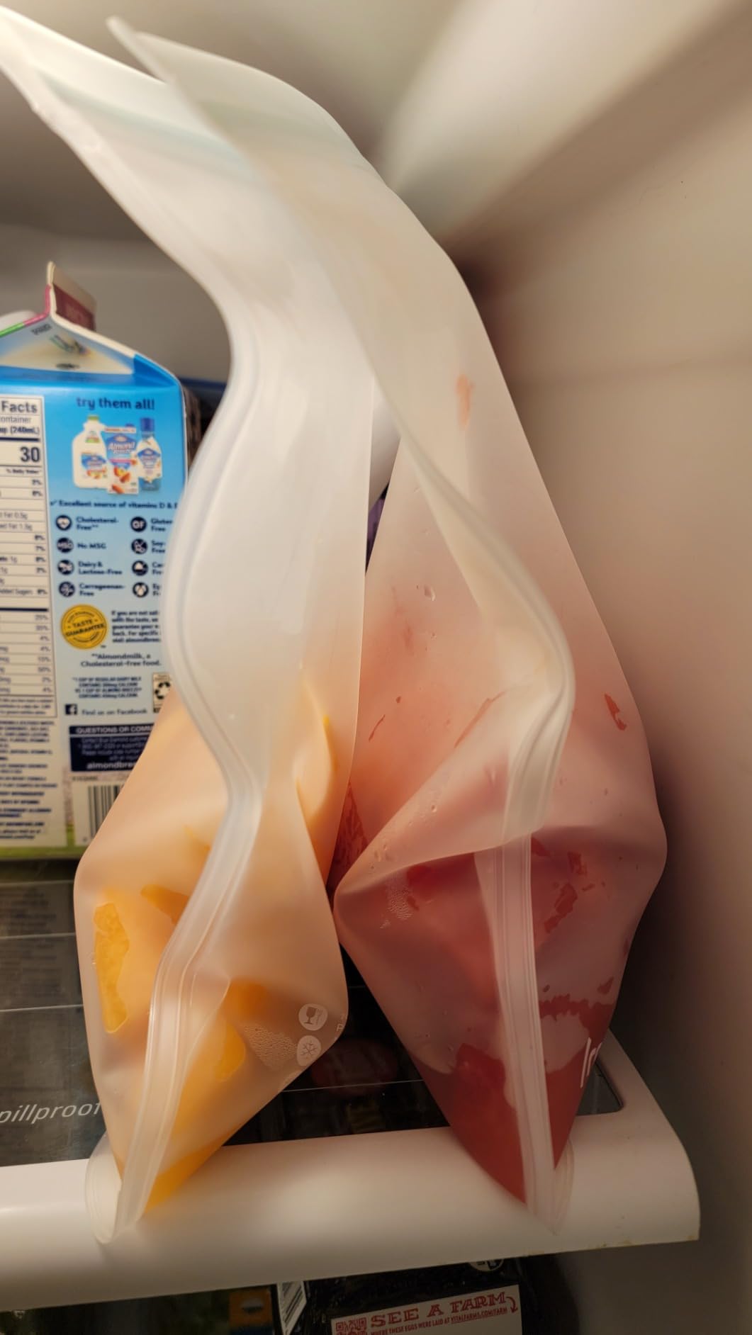(re)zip Reusable Gallon Freezer Food Storage Bags, Leakproof, 4-Pack, Clear customer photo 1