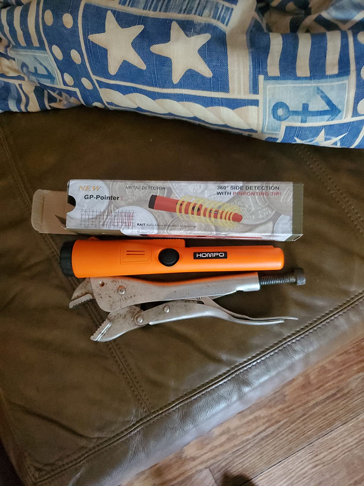 Metal Detector Pinpointer Fully Waterproof Handheld Wand customer photo 2