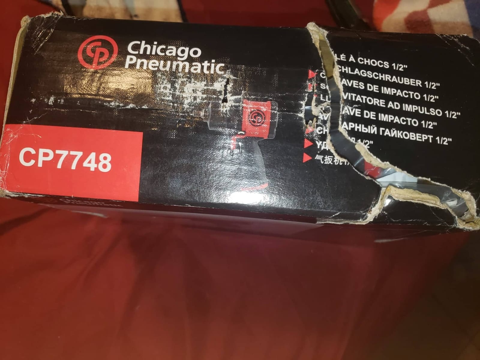 Chicago Pneumatic CP7748 1/2 Inch Air Impact Wrench, Red, Metal customer photo 1