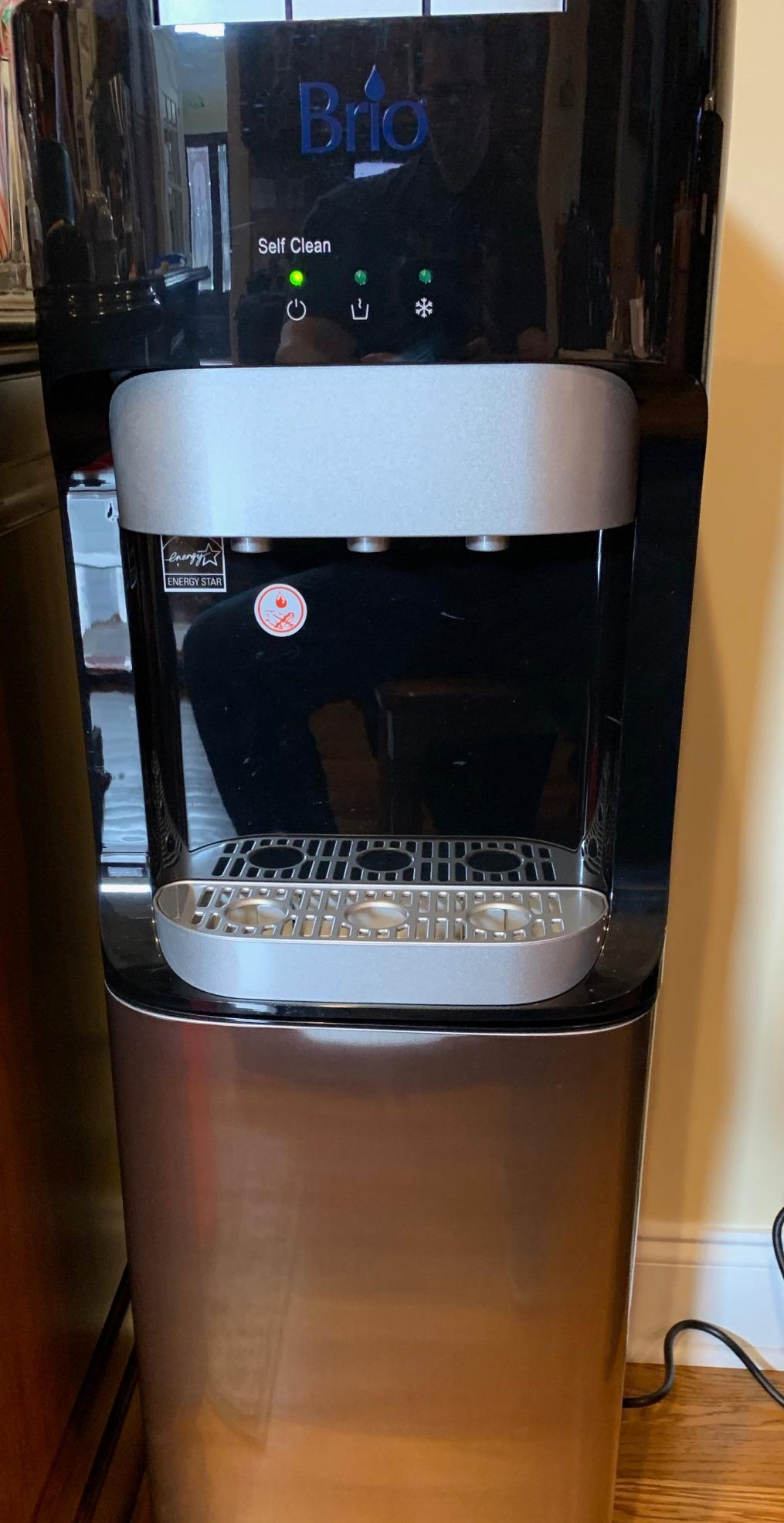 Brio Commercial Grade Bottleless Ultra Safe Reverse Osmosis Drinking Water Filter Water Cooler Dispenser - 3 Temperature Settings Hot, Cold & Room Water - UL Approved - Point of Use customer photo 1