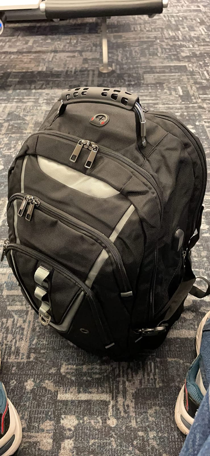 18.4 Laptop Backpack for Men, 55L-60L Extra Large Backpack for Travel Work | TSA Friendly Flight Approved RFID Anti-theft Pocket, Water Resistant Suitable for Travel Business Work, xl Backpacks for Men customer photo 2