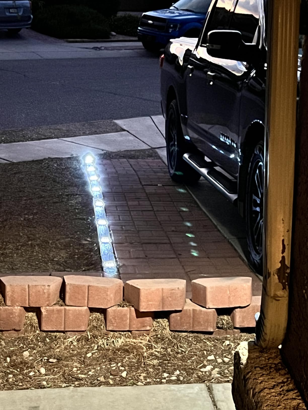 VOLISUN Solar Deck Driveway Dock Lights, Solar Pathway Lights, White 12 Pack | Solar Powered LED, IP68 Waterproof Led Outdoor Warning Step Marine Lights for Sidewalk Garden Yard customer photo 1