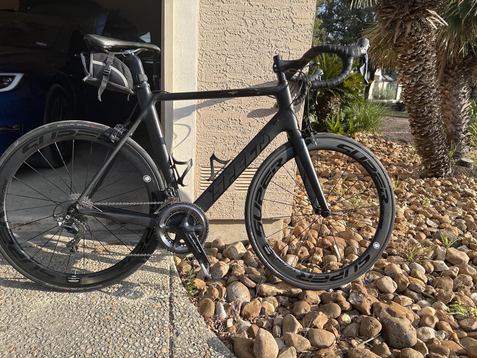 Superteam 50/25mm UD Matte Finish Wheel 700c Carbon Wheelset Tubeless(Black) customer photo 1