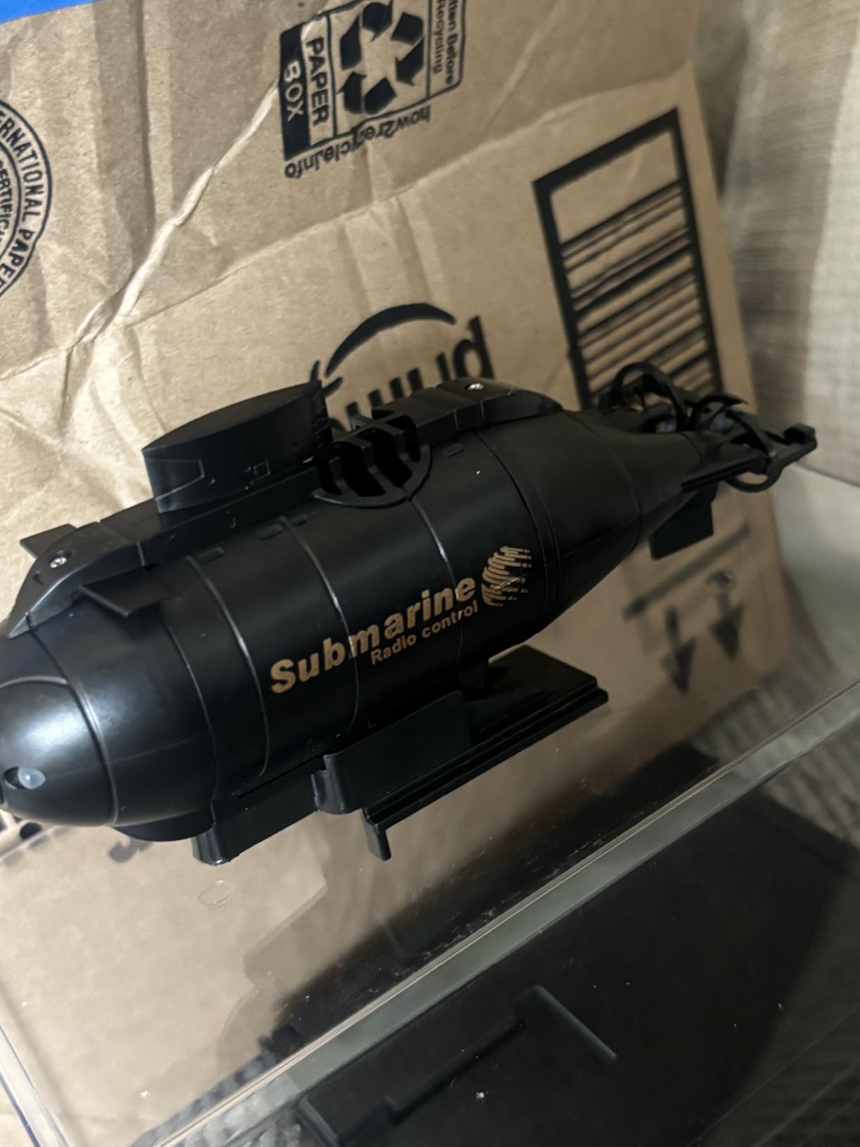 6 Channels Mini RC Submarine Toy (Black) customer photo 1