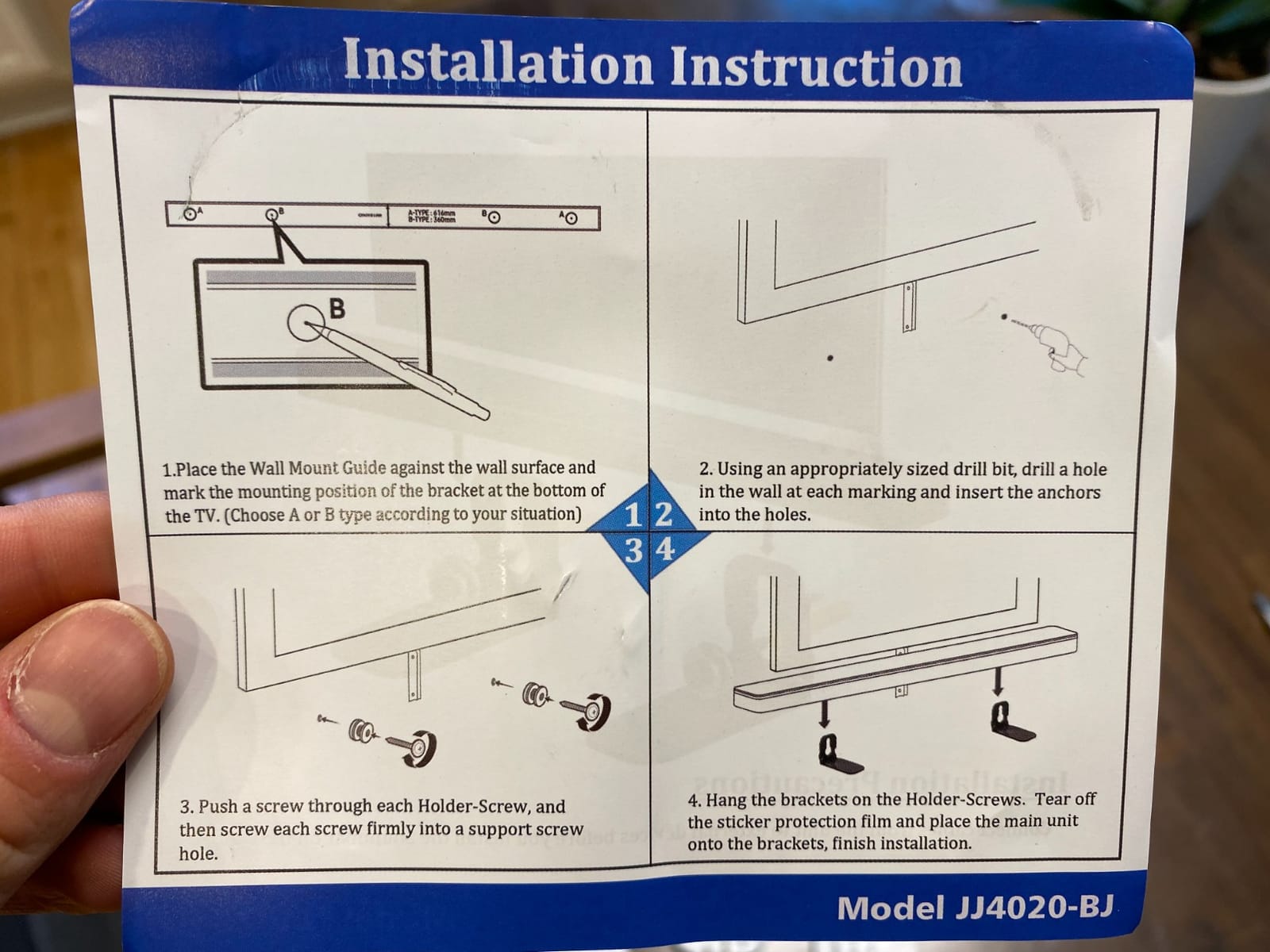 Soundbar Wall Mounts for Ultra Slim Sound bar Mounts Up to 3.5