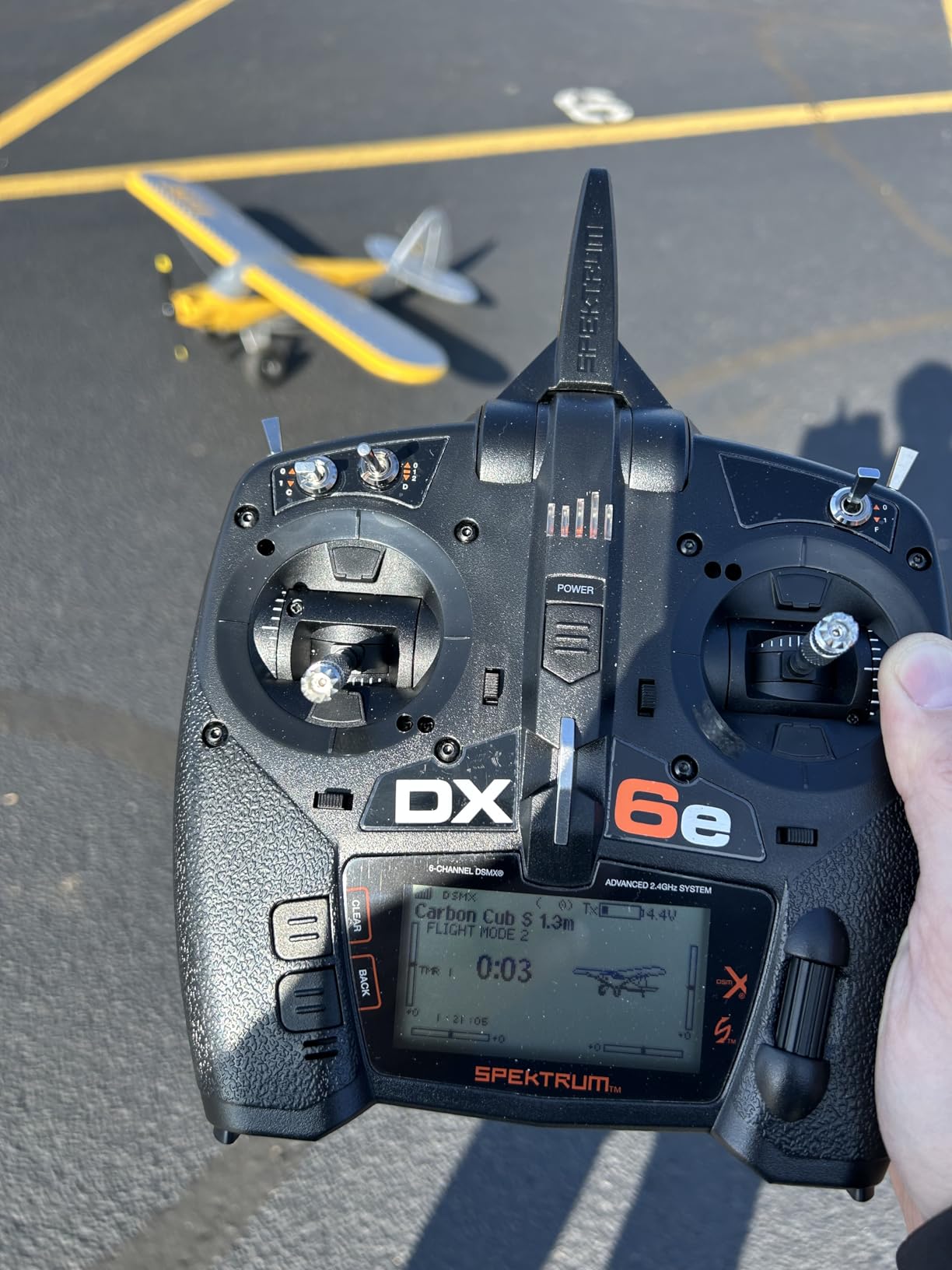 Spektrum DX6e 6-Channel DSMX 2.4GHz RC Radio Transmitter Only (No Receiver) with 250 Model Memory | Telemetry | Wireless Trainer Link, SPMR6655 , Black customer photo 1