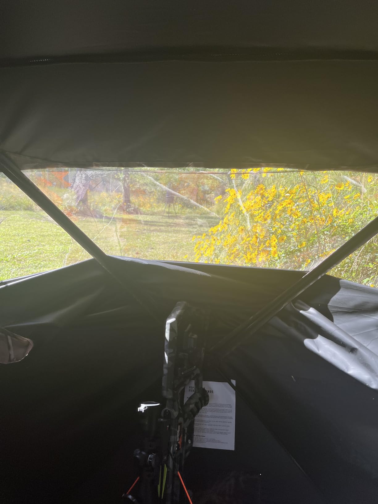 THUNDERBAY SPUR Collector 3 Person Hunting Blind, Portable Ground Blind with Silent Windows, Portable Durable Hunting Tent for Deer & Turkey Hunting customer photo 2