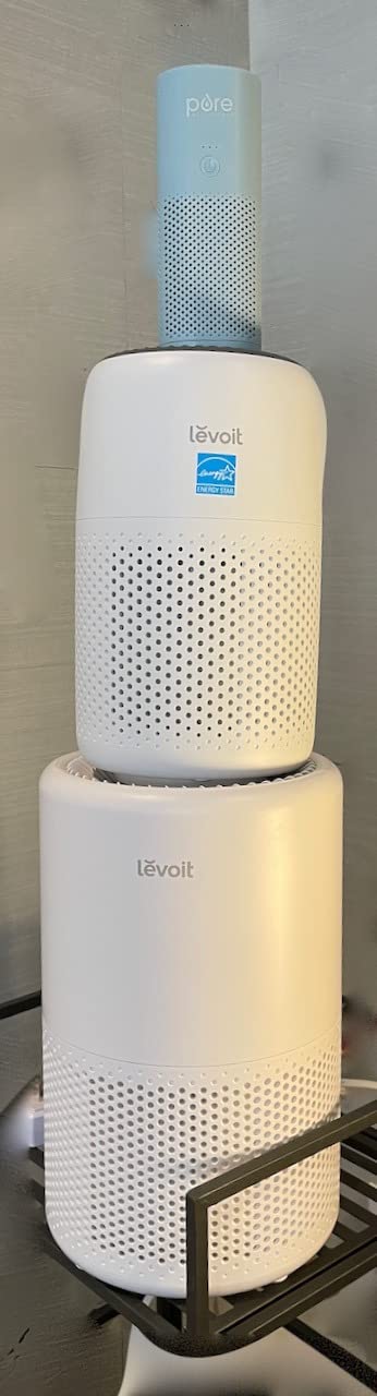 Levoit Air Purifier for Home Bedroom Small Room, Quiet Operation | Washable Pre-Filter for Dander, Smoke, Dust, Pollen, AHAM VERIFIDE, Odor Eliminators, Pet Hair Remover, Vital 100, White customer photo 2