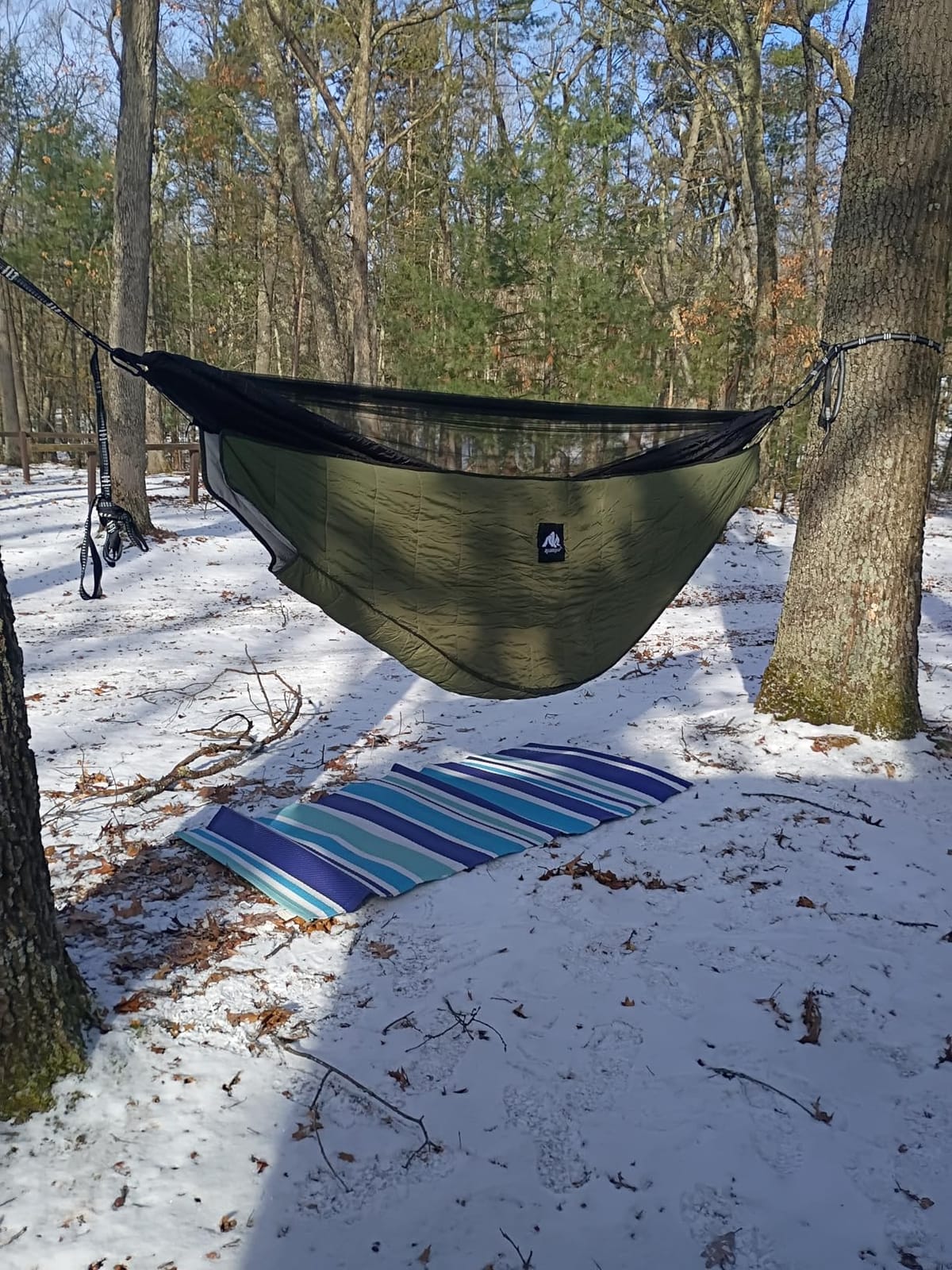 AYAMAYA Single & Double Hammock Underquilt, 4 Season Camping Hammock Quilt | Full Length Under Quilts, Winter Cold Weather Warm UQ Blanket Bottom Insulation for Camping, Hiking, Backpacking, Backyard customer photo 2