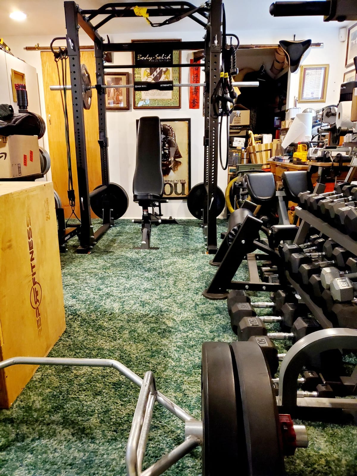 Body-Solid GPR400 Power Rack with 1000 Lb. Weight Capacity for Squats, Deadlifts, and Weightlifting Workout, Black customer photo 1