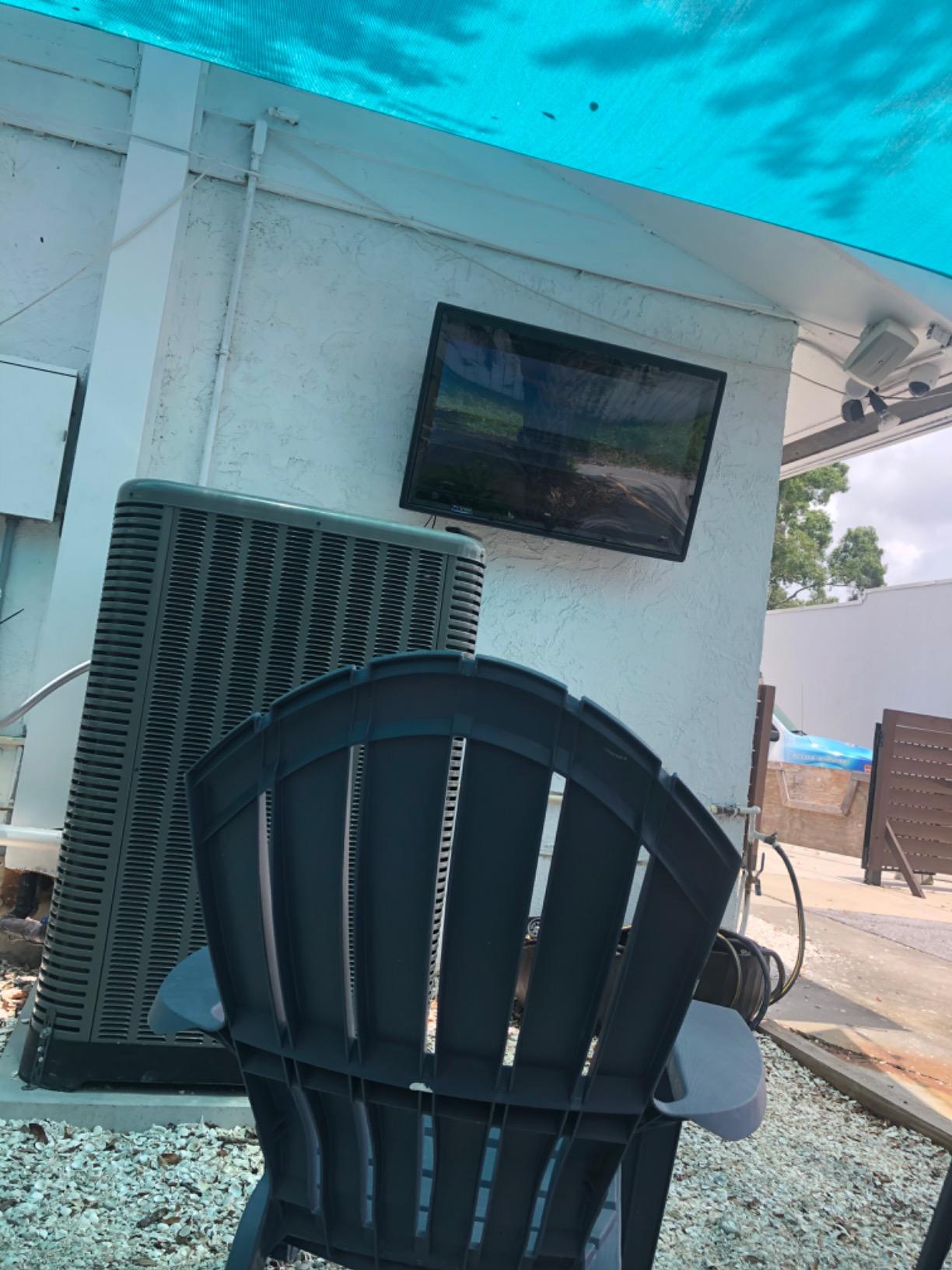 The TV Shield Outdoor TV Cover 55 Inch Weatherproof + Fan (Fits 52-55