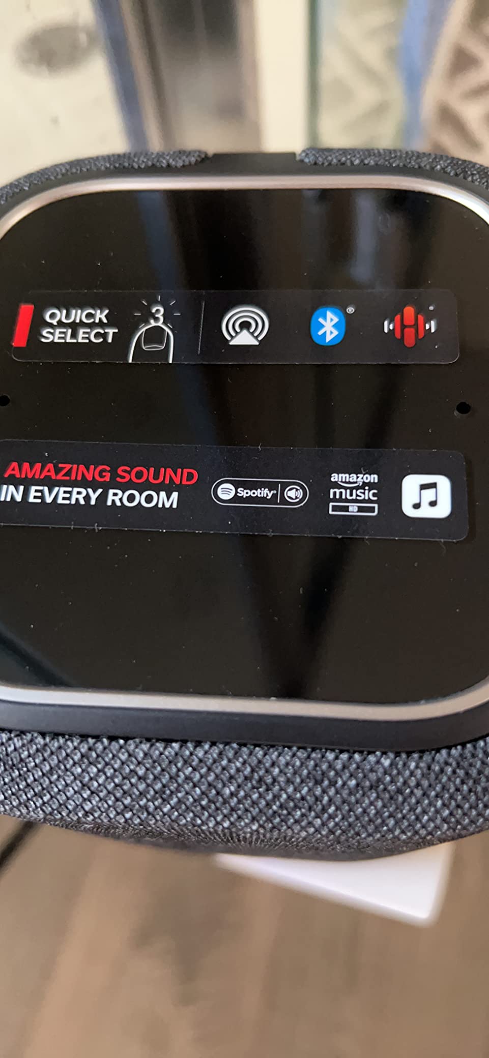 Denon Home 150 Wireless Smart Speaker - Compact Design, Wi-Fi & Bluetooth, HEOS Built-in, Alexa Built-in, Siri & AirPlay 2, Spotify Connect, Multi-Room Support, White customer photo 2