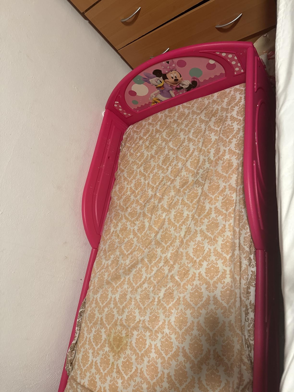 Delta Children Disney Minnie Mouse Plastic Sleep and Play Toddler Bed with Attached Guardrails customer photo 2