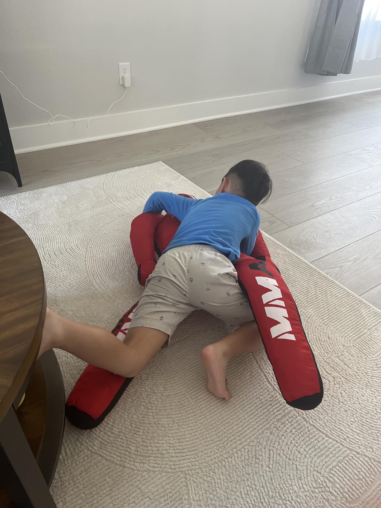 Unfilled Wrestling Dummy for Kids - Youth Grappling Dummy BJJ, MMA, Jiu Jitsu & Judo Training Partner - Durable Martial Arts Practice Buddy customer photo 1
