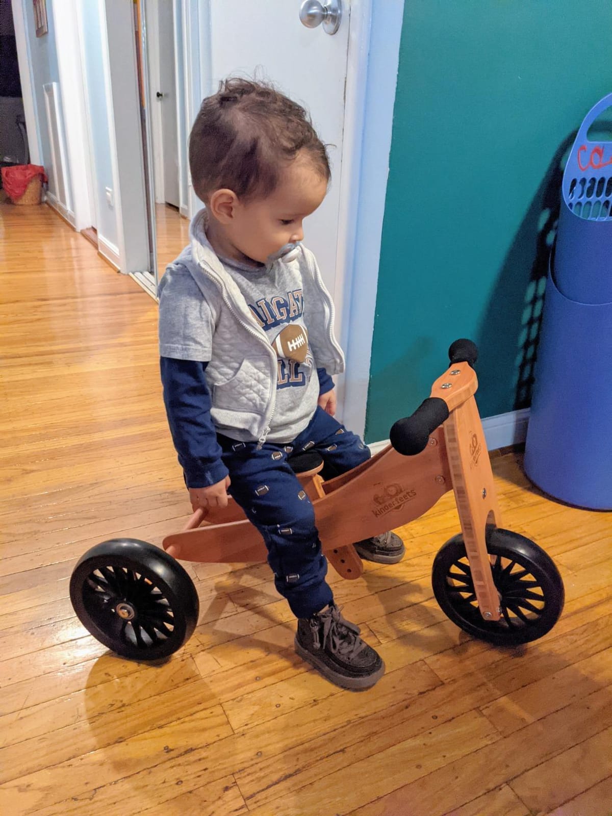 Kinderfeets Tiny Tot Plus Balance Bike for Toddlers & Kids 18 Months to 4 Years - Adjustable Seat, Puncture-Proof Tires, Pedal-Free Training Bicycle for Children customer photo 1