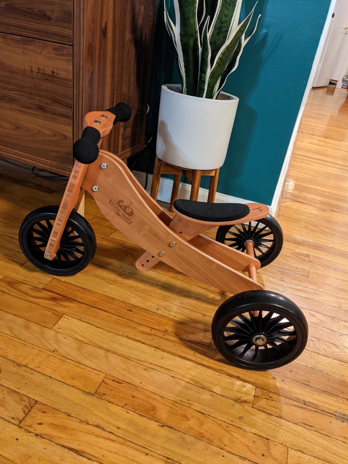 Kinderfeets Tiny Tot Plus Balance Bike for Toddlers & Kids 18 Months to 4 Years - Adjustable Seat, Puncture-Proof Tires, Pedal-Free Training Bicycle for Children customer photo 2