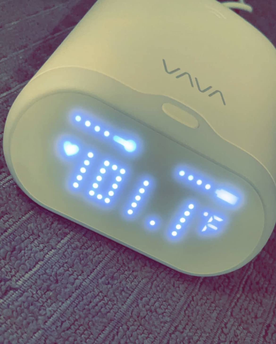 VAVA Smart Baby Thermometer for Kids & Adults, Real-Time Continuous Monitoring Thermometer with Fever Alarm, 24H Battery Life, Wearable Armpit Fever Monitor customer photo 1