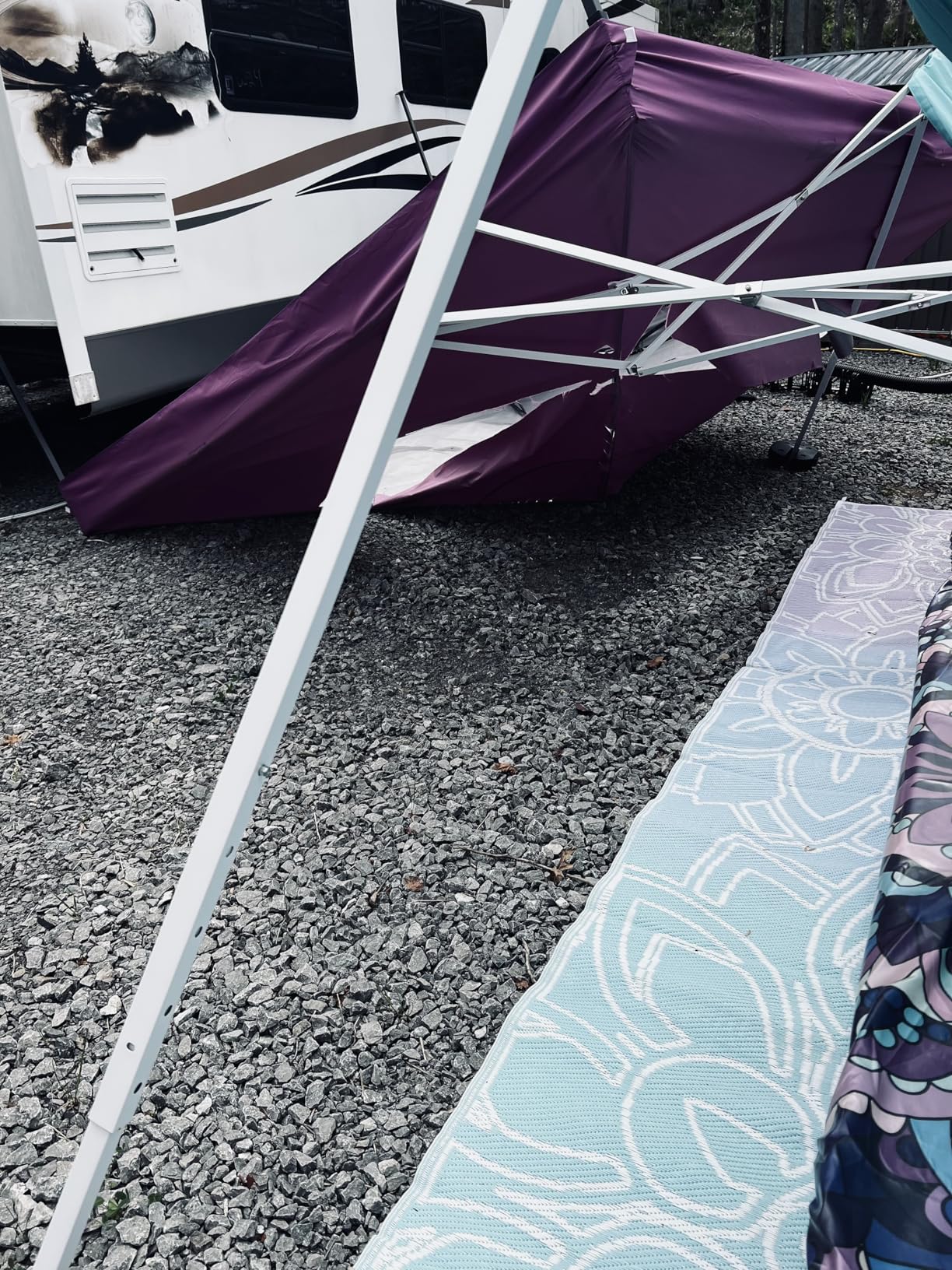 Best Choice Products 10x10ft Pop Up Canopy Tent, Outdoor Shade, 1 Person 1 Minute Set Up, Carry Case, 4 Weight Bags - Navy Blue customer photo 2