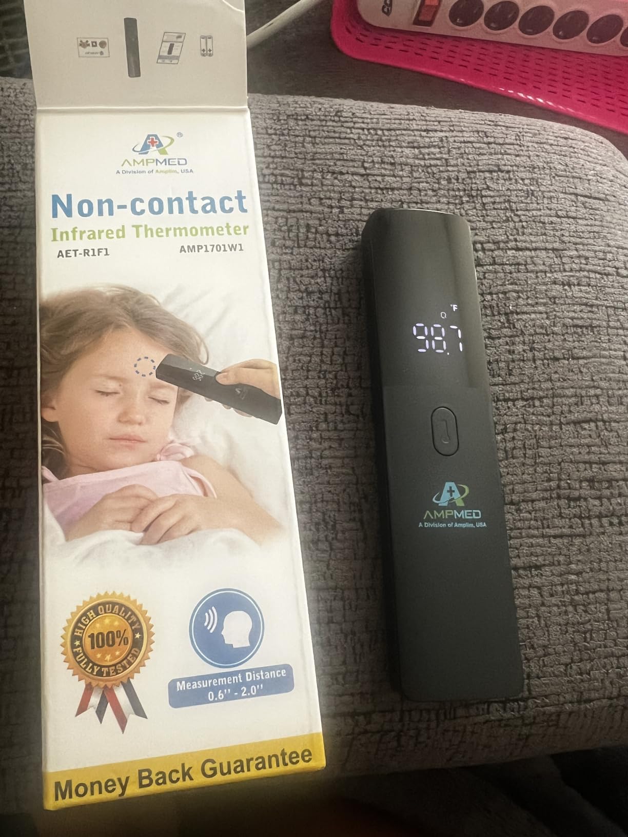 Medical Grade No-Touch Forehead Thermometer customer photo 2