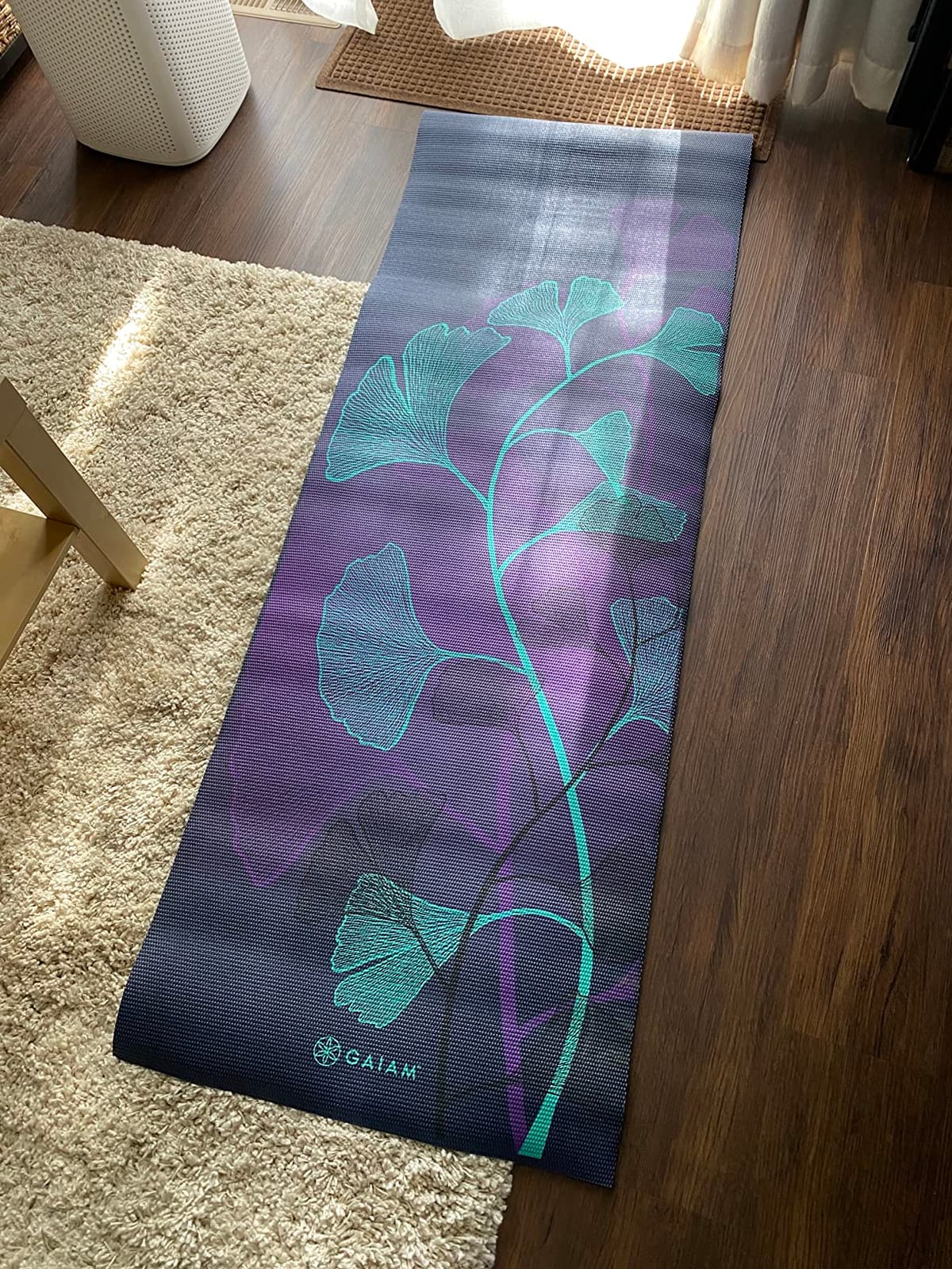 Gaiam Premium Yoga Mat, 6mm Thick Print Mat | Cushioned Support for Yoga, Pilates & Floor Workouts customer photo 1