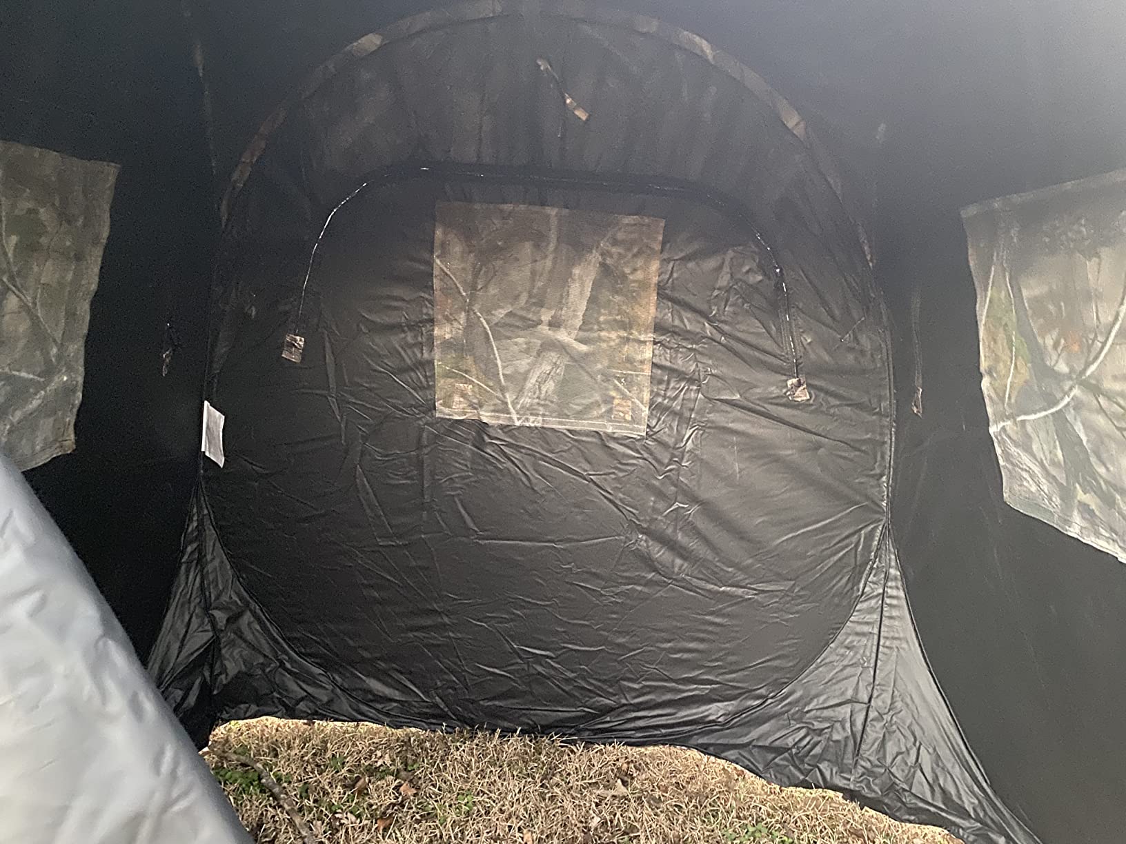 Guide Gear HuntRite Deluxe 4-Panel Spring Steel Hunting Blind; 2 Person Ground Tent for Deer and Turkey Season customer photo 2