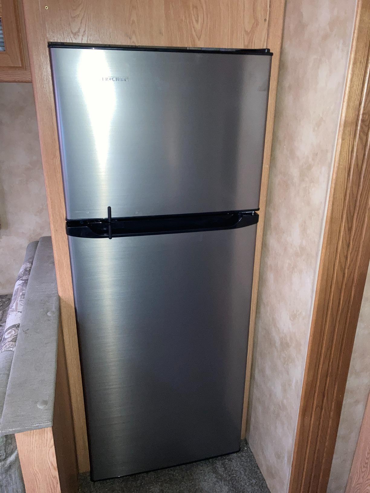 RecPro 10 Cu Ft 12V RV Refrigerator | Black | Frost-Free | Double Door | Low Power Consumption, Adjustable Shelves, Double door customer photo 2