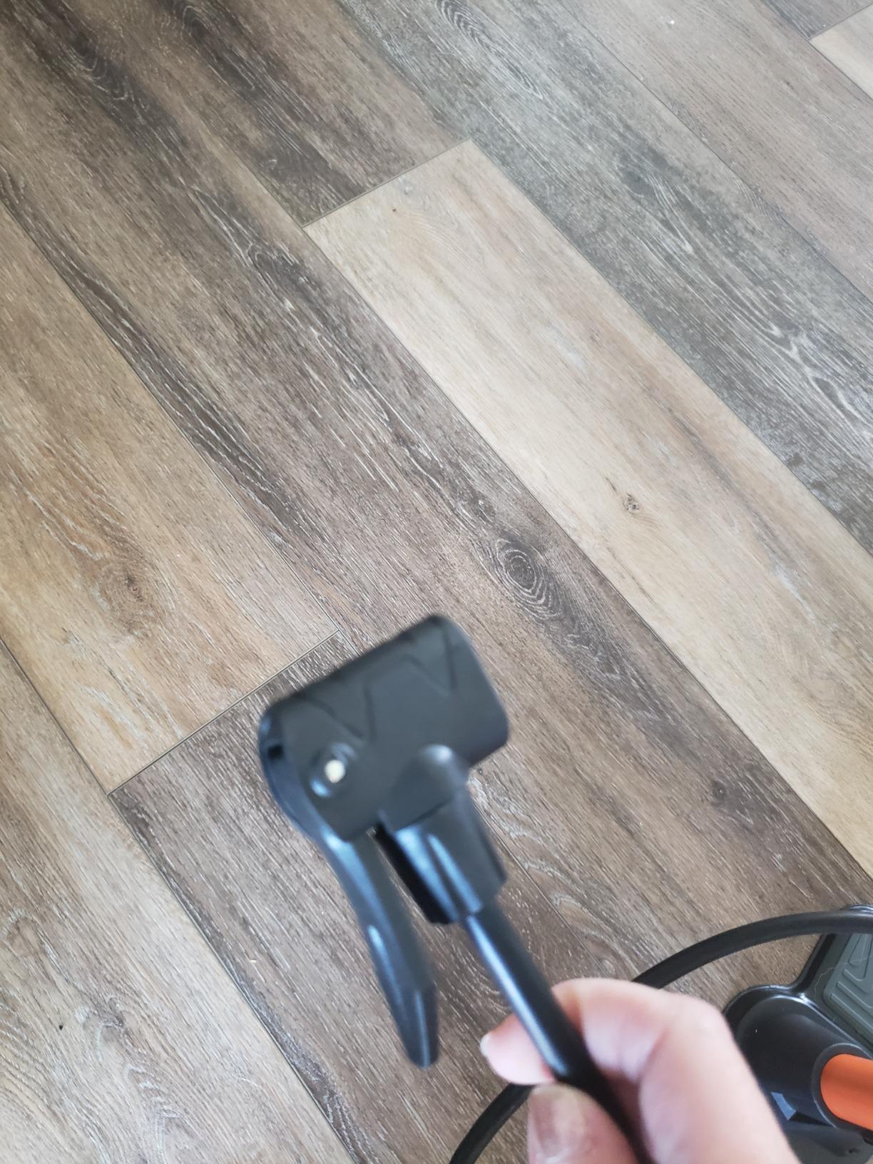 TOOLITIN Floor Bike Pump with Gauge, High Pressure customer photo 1