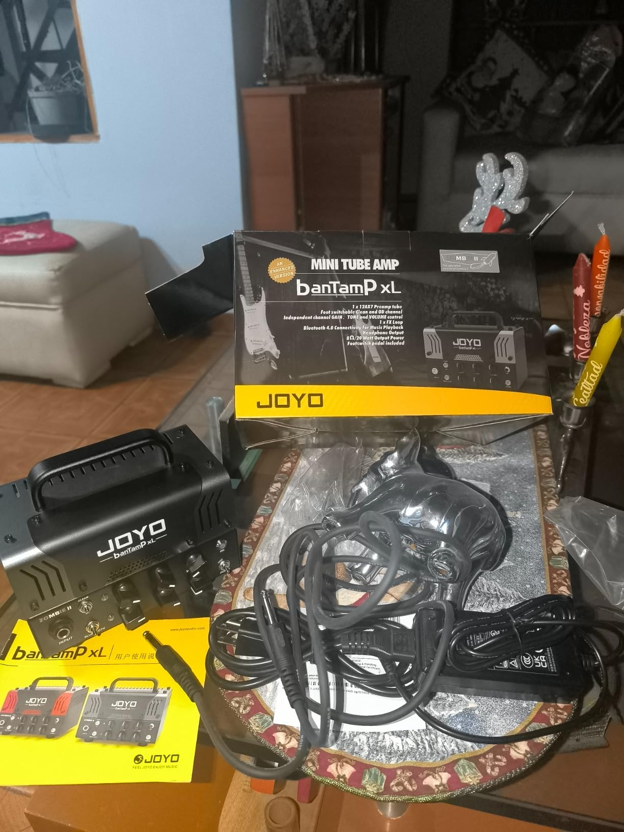 JOYO Zombie-II BanTamp XL Series Mini Amp Head 20W Hybrid Tube 2-Channel Guitar Amplifier with Bluetooth customer photo 2