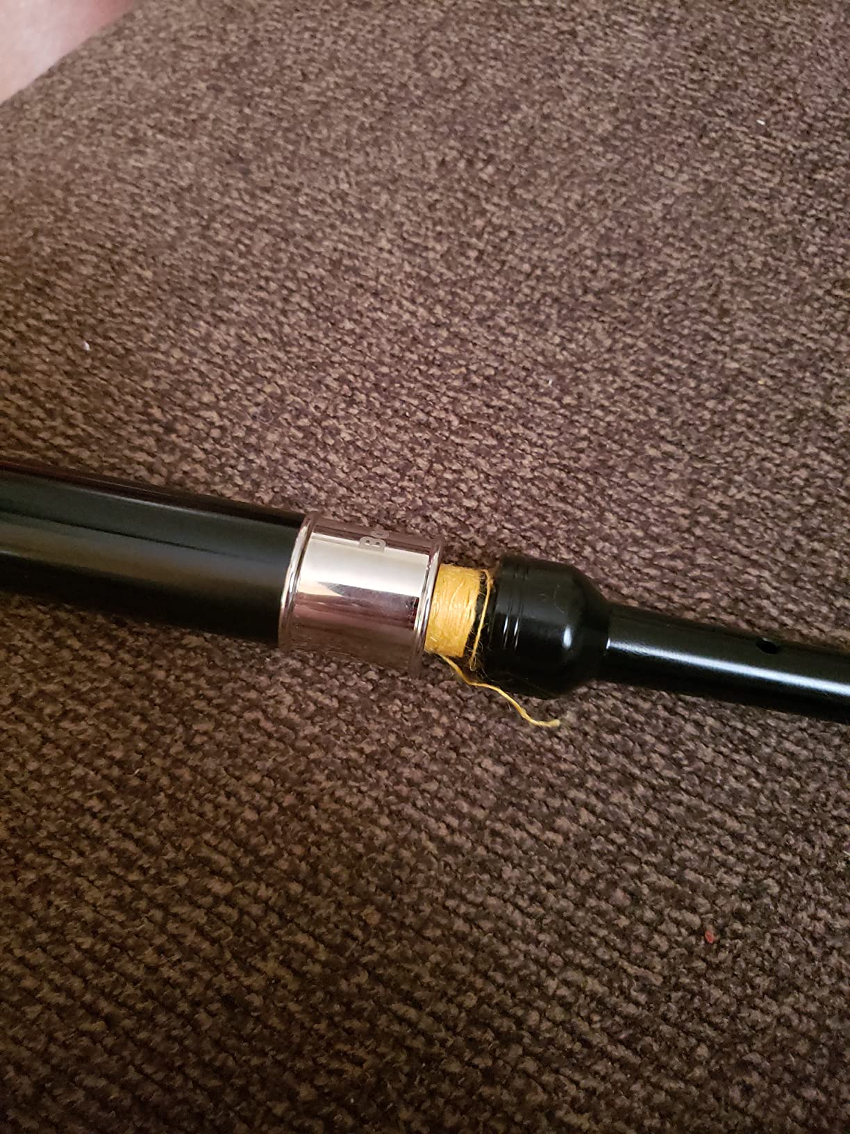 Bagpipe Practice Chanter 18in Nickel Plated Engraved Ferrule. Bagpipes Piping Institute Tutor Book, 2 Bagpipe Practice Chanter Reeds, Bag Pipes Beginner. Bagpipes for Beginners Adult customer photo 2
