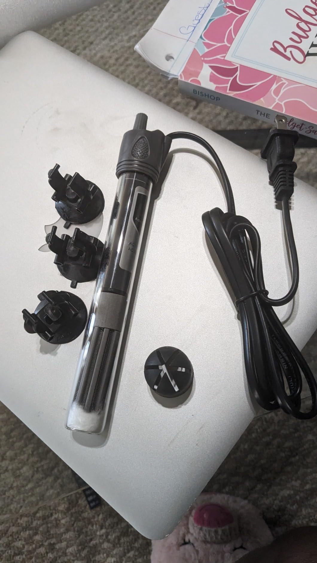 HITOP 25W Adjustable Aquarium Heater, Submersible Fish Tank Heater Thermostat with Suction Cups for 5-10Gal customer photo 2