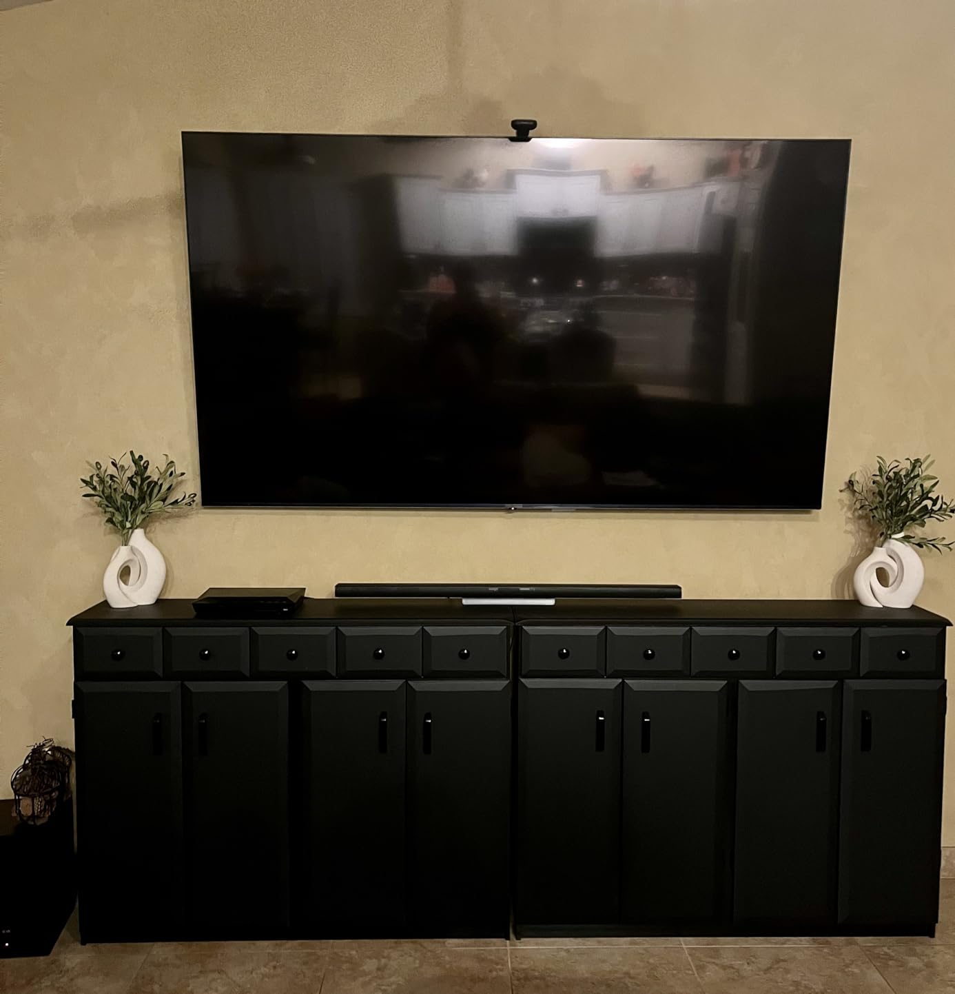 Venture Horizon Media Cabinet with Drawers- Walnut customer photo 1