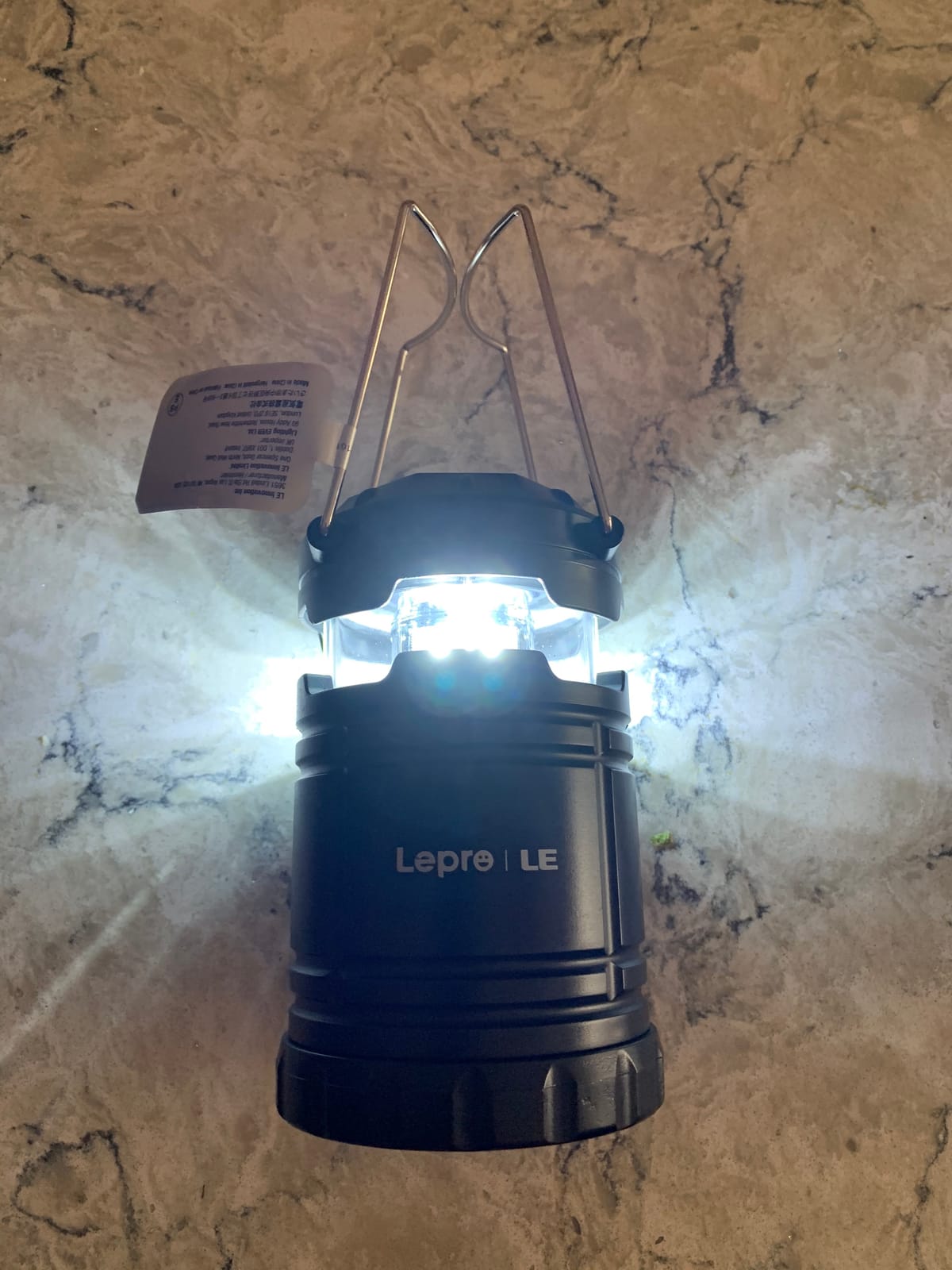 Lepro LED Camping Lanterns Battery Powered, Collapsible, IPX4 Water Resistant, Outdoor Portable Lights for Emergency, Hurricane, Storms and Outages customer photo 1