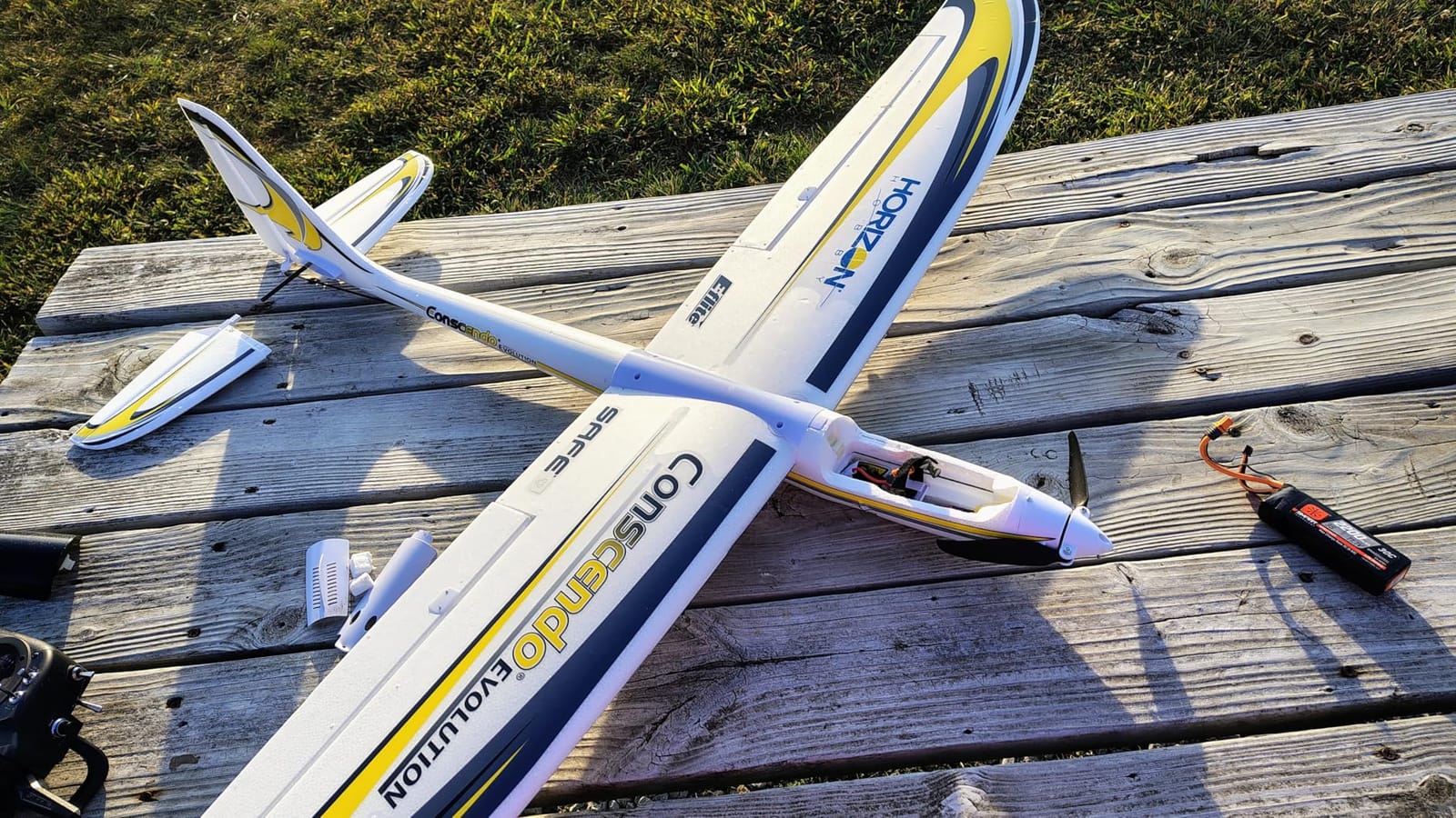 E-flite RC Airplane Conscendo Evolution 1.5m BNF Basic with Safe Select (EFL01650) customer photo 2