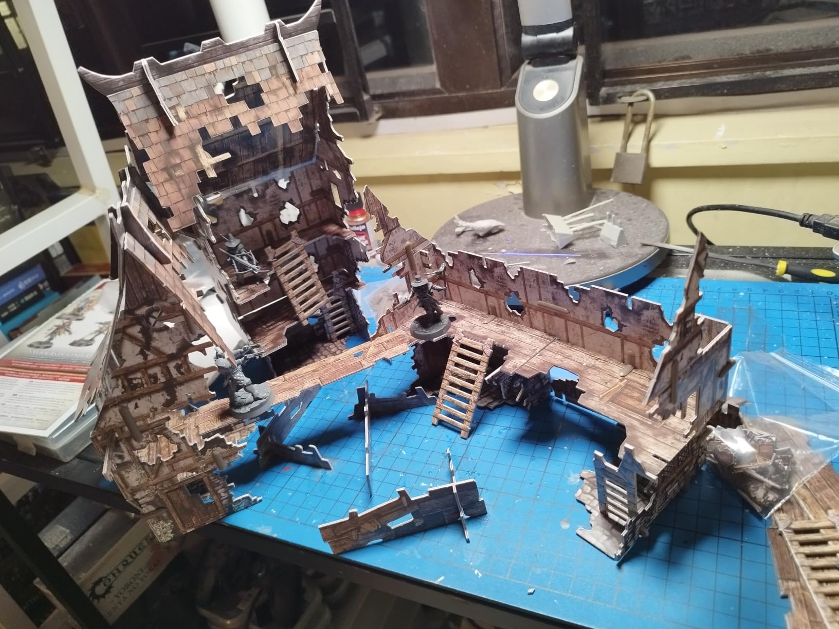 Battle Systems Fantasy Battle Wargames Terrain Village Ruins - Multi Level Tabletop War Game - 28mm Miniature Wargaming Roleplaying - 163 Piece Warhammer Battles Painted Model Scenery customer photo 1
