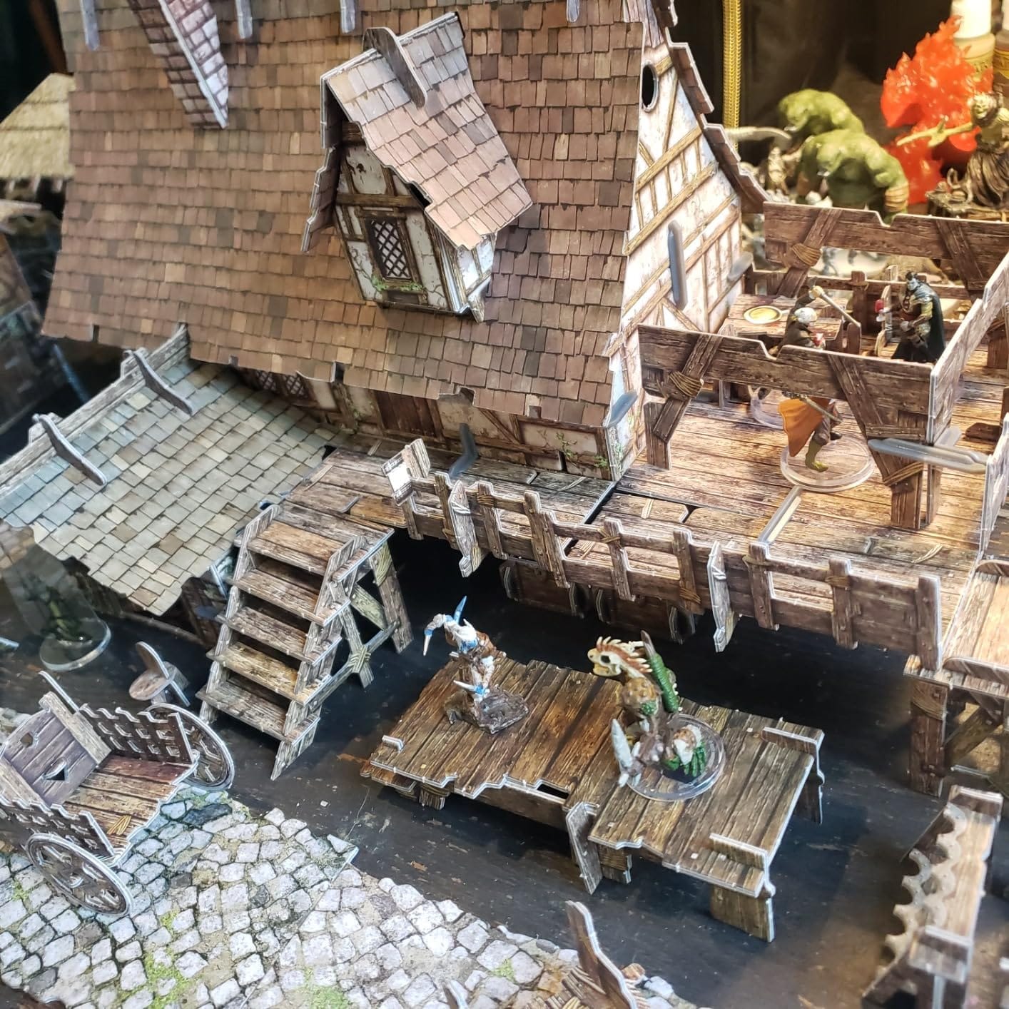 Battle Systems Modular Fantasy Scenery - Multi Level Tabletop Terrain for 28mm Miniatures - Colour Printed Model Diorama - DND Warhammer (Citadel) customer photo 1