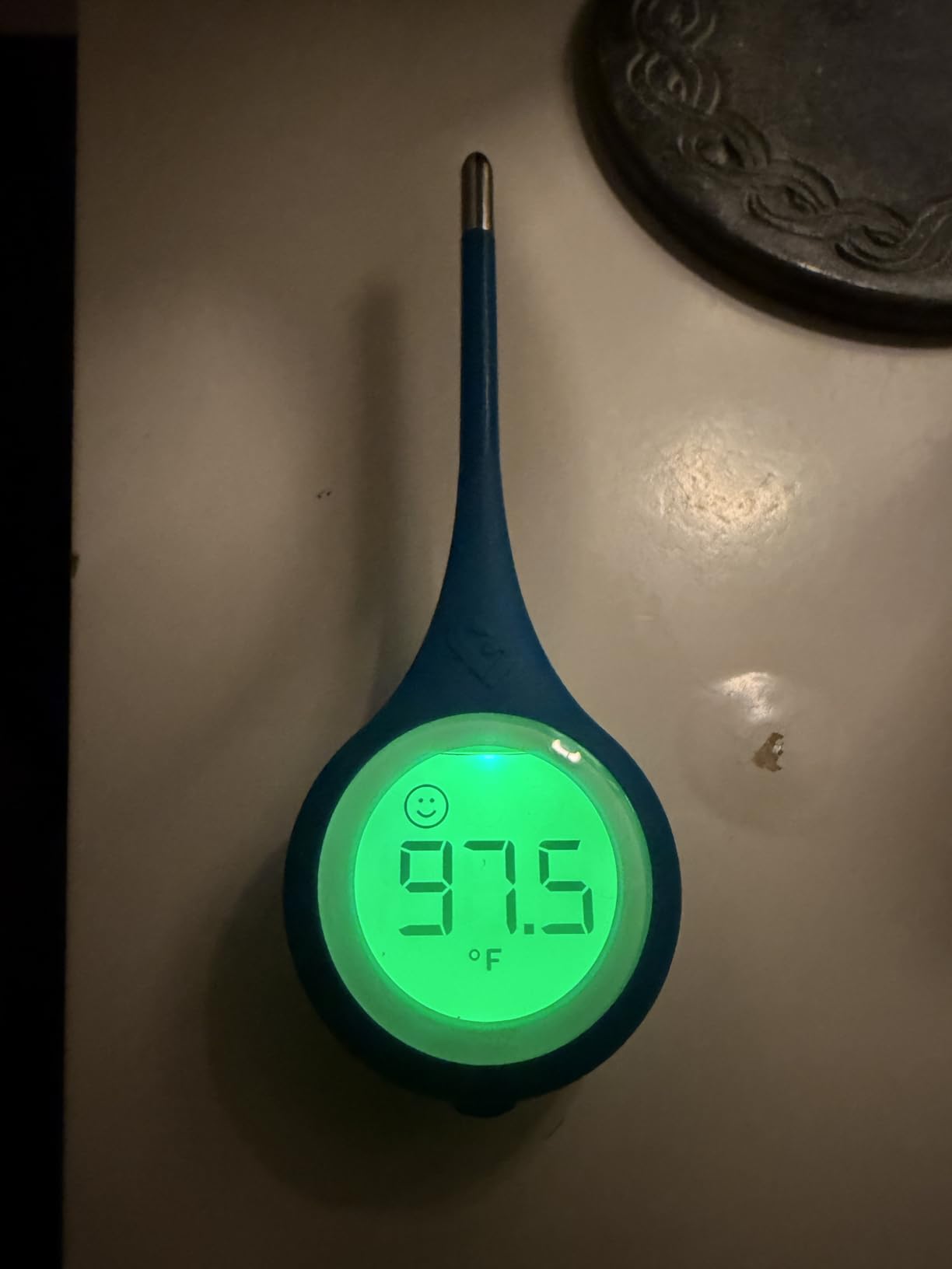 Kinsa QuickCare Smart Digital Thermometer, FDA Cleared | Medical termometro for oral, armpit or rectal readings for babies, kids and adults customer photo 1