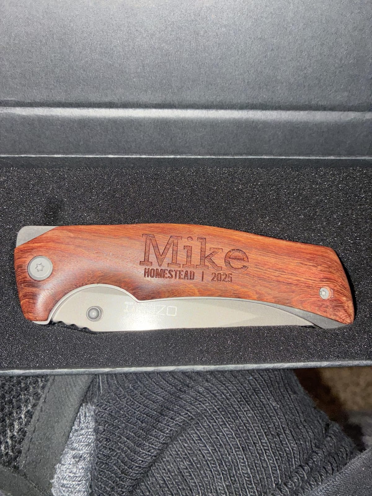 Amazing Items Set of 6 - Personalized Pocket Knife for Groomsmen - 20 Font Option - Custom Engraved Pocket Knives | Groomsman Gifts for Wedding, Groomsmen Proposal Gifts customer photo 2