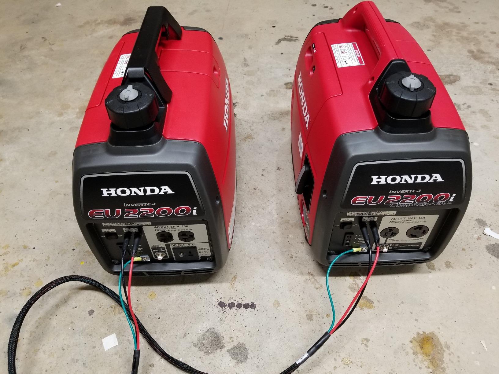 Honda EU2200i Companion 2200 Watt Inverter Generator (EU2200ITAN5) | Super Quiet 120V Gas Powered Portable Generator for Camping or RV Backup Power Supply, Up to 8.1 Hour Run Time customer photo 2