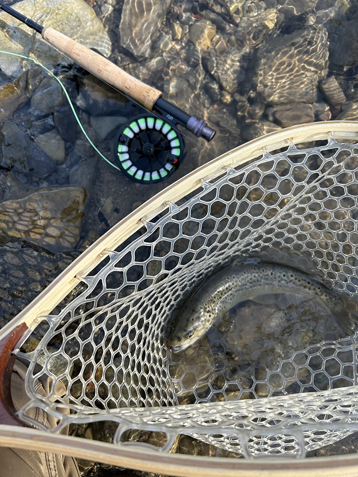 Redington Run Fly Fishing Reel - Lightweight All-Water Reel with Carbon Fiber Drag, Large Arbor, Die-Cast Frame & Ergonomic Handle - 3/4, 5/6 & 7/8 Weights for Trout, Redfish, Bass & More customer photo 1