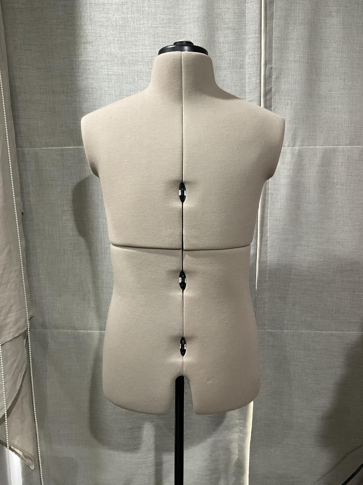 Dritz Mr. Tailor Adjustable Dress Form - Men Size US M-XL - Male Clothing Mannequin for Sewing, Fitting, and Draping - Pinnable Sewing Mannequin with 13 Dials for Fitting customer photo 2