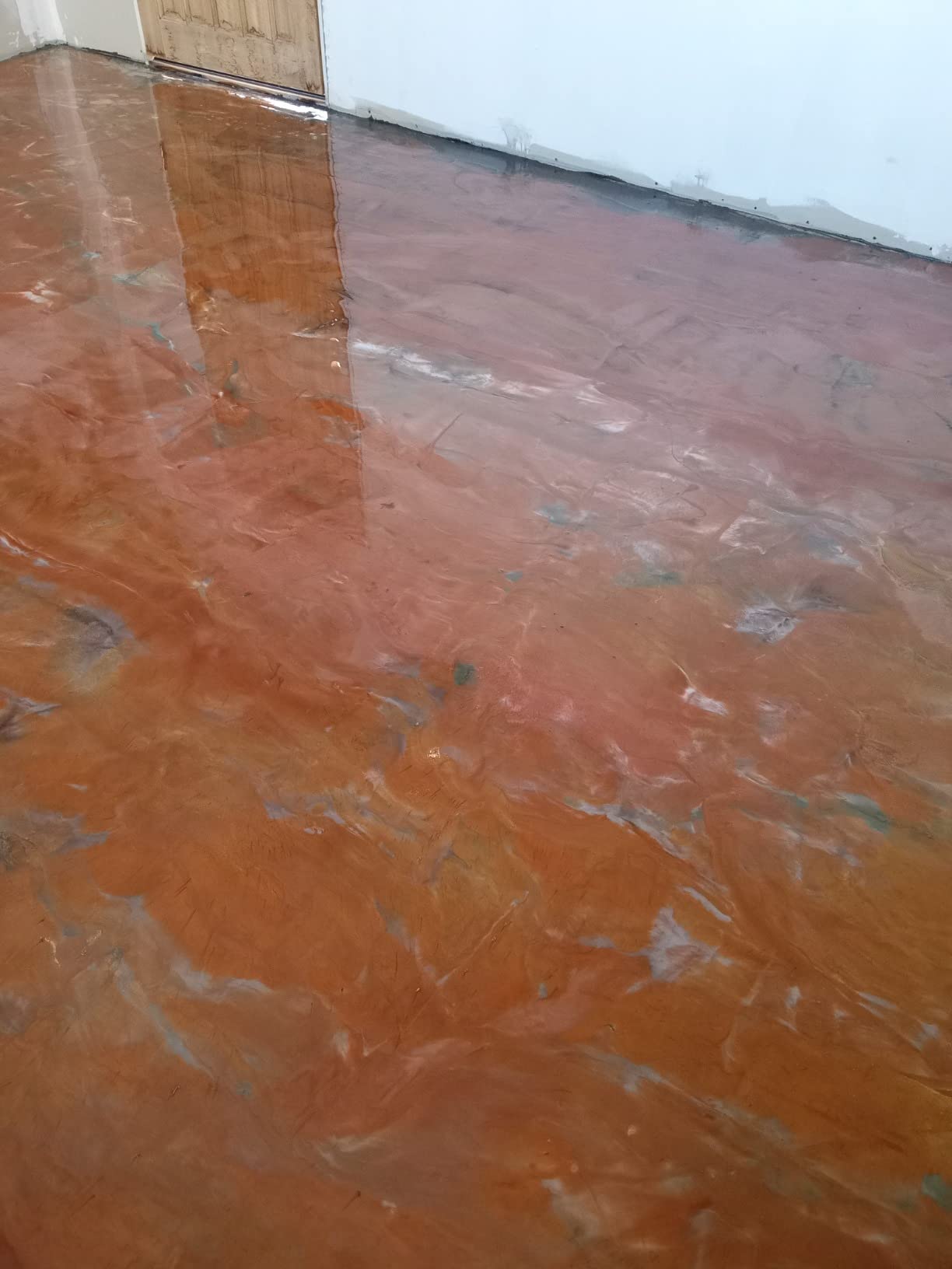 Everflow MPC Clear Epoxy Resin Floor Coating Kit, 3 Gallon | Garage floor epoxy kit. 100% solids, self-leveling epoxy resin coating for garages and commercial concrete floors. customer photo 1