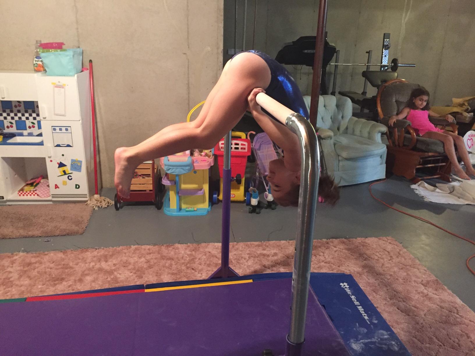 Tumbl Trak Adjustable Home Jr Kip Bar, Gymnastics Training Bar for Home and Gym customer photo 1